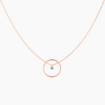 Collier La Brune & La Blonde Excentrique Diamant 0,07 ct Or Jaune – Image 4