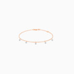 Bracelet La Brune & La Blonde 360° 5 Diamants Or Jaune – Image 2