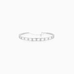 Bracelet Double Jonc La Brune & La Blonde Hula Hoop 11 Diamants Or Jaune – Image 2