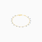 Bracelet La Brune & La Blonde 360° 15 Diamants Or Jaune