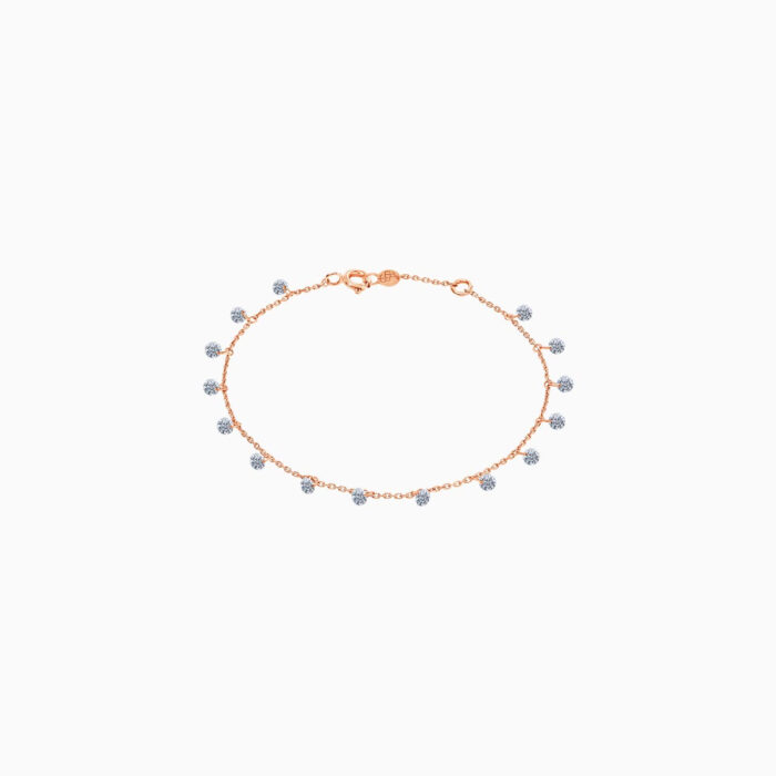Bracelet La Brune & La Blonde 360° 15 Diamants Or Jaune – Image 4
