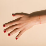 Bracelet Cordon La Brune & La Blonde BB Saphir Orange 0,15 ct – Image 2