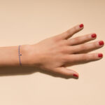 Bracelet Cordon La Brune & La Blonde BB Saphir Bleu 0,15 ct – Image 2