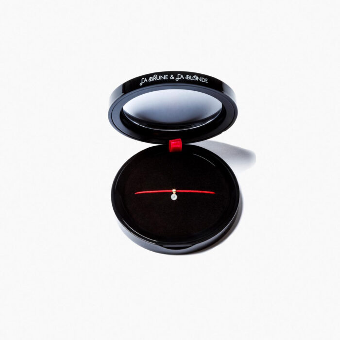 Bracelet Cordon La Brune & La Blonde BB Saphir Bleu 0,15 ct – Image 3