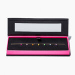 Collier La Brune & La Blonde Confetti Rainbow 7 Pierres Or Jaune – Image 3