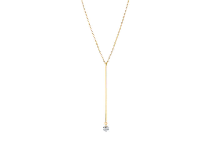 Sautoir La Brune & La Blonde MAJORETTE Or Blanc 0,20 carat – Image 3