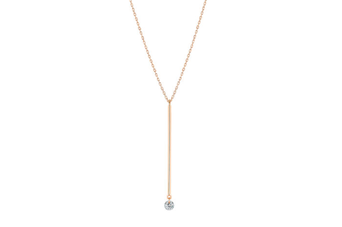 Sautoir La Brune & La Blonde MAJORETTE Or Blanc 0,20 carat – Image 4