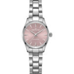 Montre Hamilton Jazzmaster Quartz 32 mm Cadran Rose Bracelet Acier