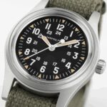 Montre Hamilton Khaki Field Mechanical Cadran Noir Bracelet Textile 36mm – Image 3