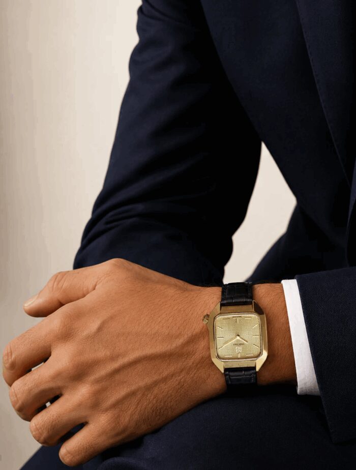 Montre March La.B AM2 Xs 32mm Mécanique Manuel Cadran Laqué Golden Hour – Image 7