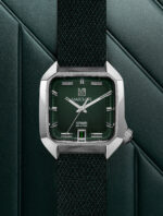 Montre March LA.B AM2 Automatique Grall 39 mm Bracelet Jacquard Julien Faure Vert Sapin