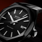 Montre Mido Multifort 8 One Crown PVD Noir Bracelet Caoutchouc – Image 5