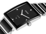 Montre Rado Integral Diamonds 28mm Quartz Cadran Noir Laqué – Image 2