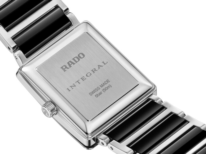 Montre Rado Integral Diamonds 28mm Quartz Cadran Noir Laqué – Image 4