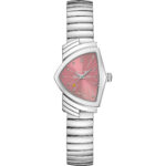 Montre Hamilton Ventura S 24mm Quartz Cadran Rose Bracelet Acier