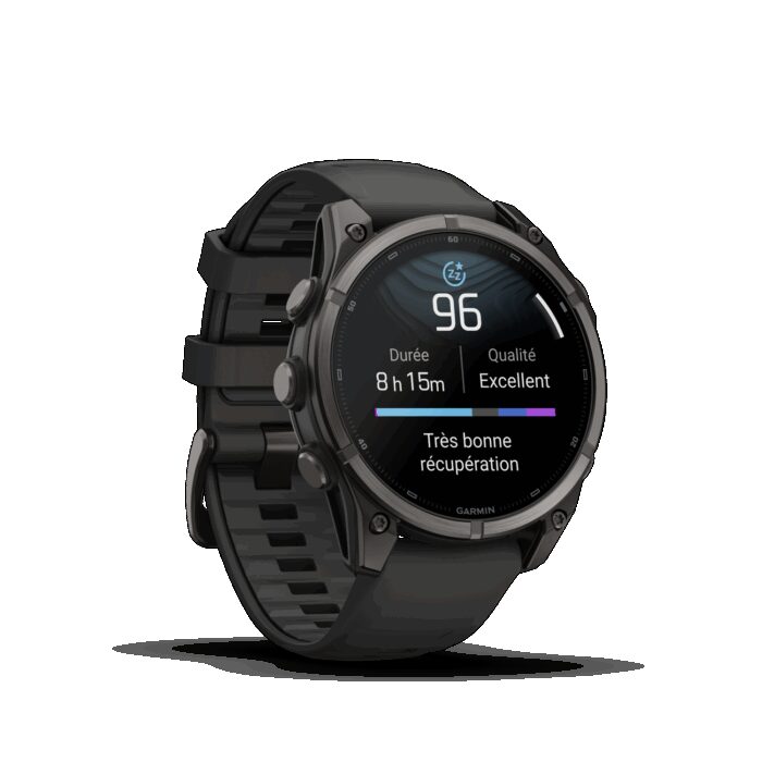 Montre Garmin Fenix 9 47 mm Titane DLC – Image 9