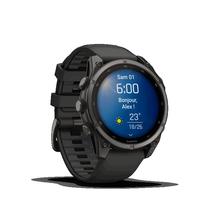 Montre Garmin Fenix 9 51 mm Titane DLC – Image 8