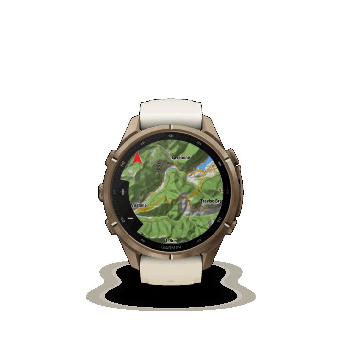 Montre Garmin Fenix 9 Pro 43 mm Titane doré – Image 12