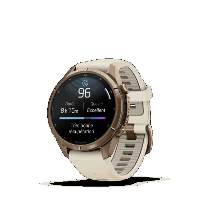 Montre Garmin Fenix 9 Pro 43 mm Titane doré – Image 3