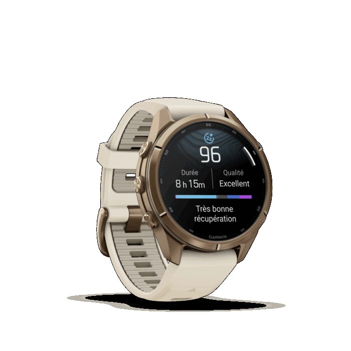 Montre Garmin Fenix 9 Pro 43 mm Titane doré – Image 8