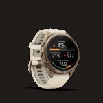 Montre Garmin Fenix 9 Pro 43 mm Titane doré – Image 9
