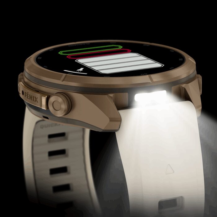 Montre Garmin Fenix 9 Pro 43 mm Titane doré – Image 10