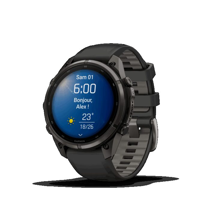 Montre Garmin Fenix 9 Pro 47 mm Titane DLC – Image 2