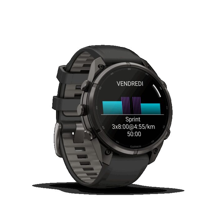 Montre Garmin Fenix 9 Pro 47 mm Titane DLC – Image 5