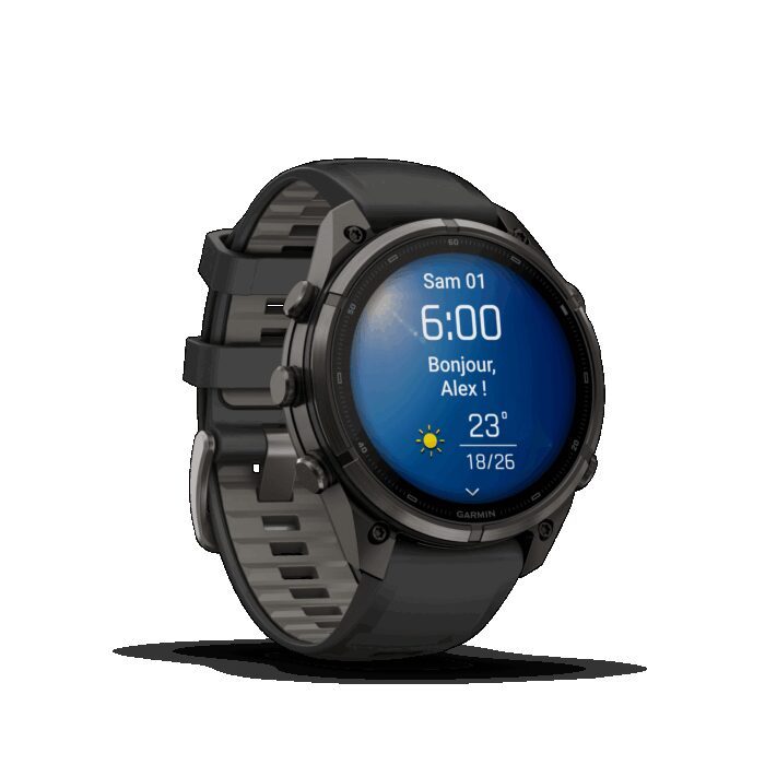 Montre Garmin Fenix 9 Pro 47 mm Titane DLC – Image 8