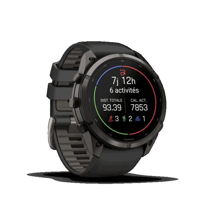 Montre Garmin Fenix 9 Pro 51 mm Titane DLC – Image 5