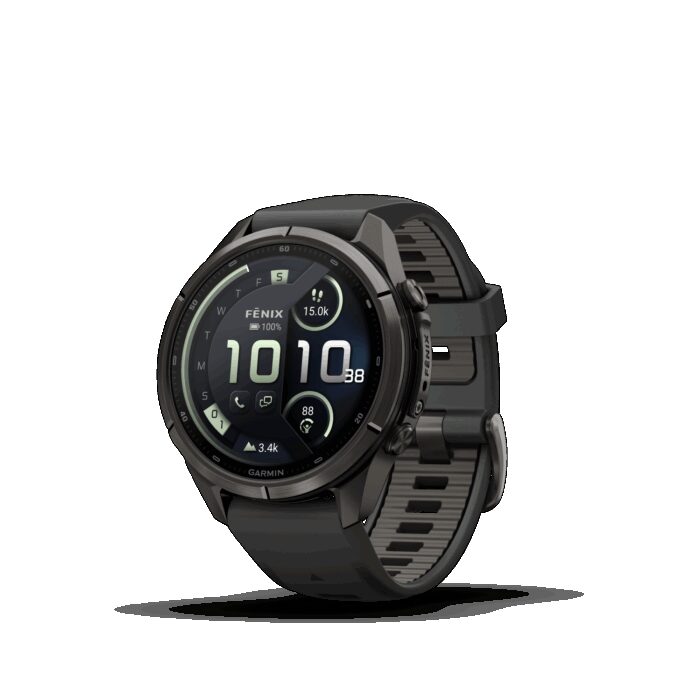 Montre Garmin Fenix 9 Pro inReach 43 mm Titane DLC – Image 11