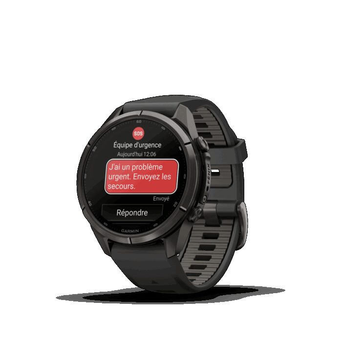 Montre Garmin Fenix 9 Pro inReach 43 mm Titane DLC – Image 3