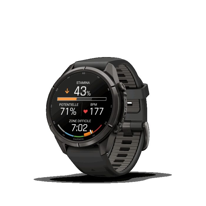 Montre Garmin Fenix 9 Pro inReach 43 mm Titane DLC – Image 4
