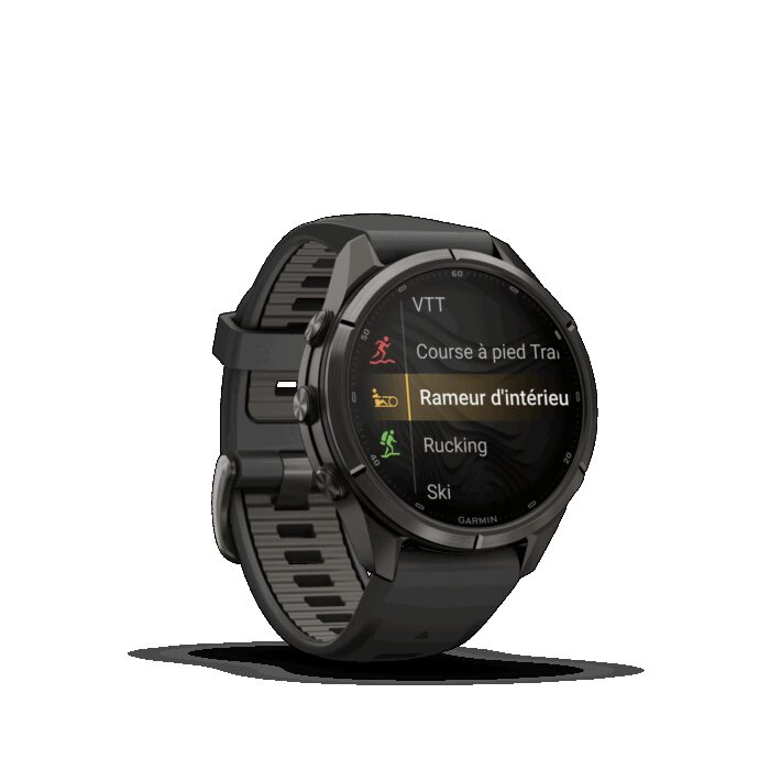 Montre Garmin Fenix 9 Pro inReach 43 mm Titane DLC – Image 5