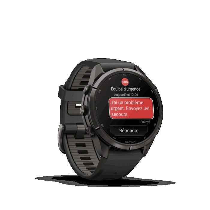 Montre Garmin Fenix 9 Pro inReach 43 mm Titane DLC – Image 9