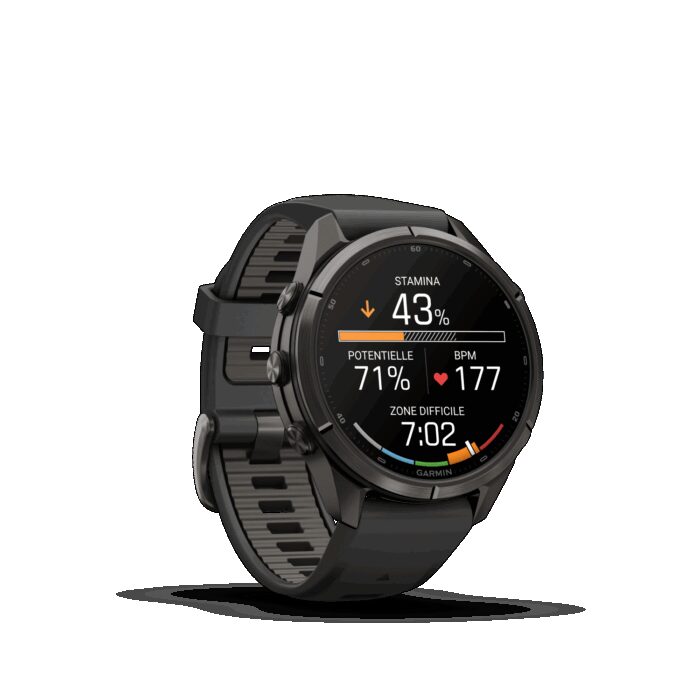 Montre Garmin Fenix 9 Pro inReach 43 mm Titane DLC – Image 10