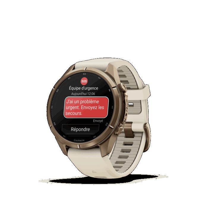 Montre Garmin Fenix 9 Pro inReach 43 mm Titane doré – Image 2