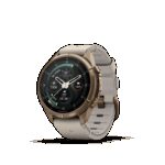 Montre Garmin Fenix 9 Pro inReach 43 mm Titane doré Cuir – Image 2