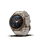 Montre Garmin Fenix 9 Pro inReach 43 mm Titane doré Cuir – Image 3
