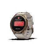 Montre Garmin Fenix 9 Pro inReach 43 mm Titane doré Cuir – Image 5