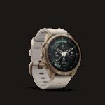 Montre Garmin Fenix 9 Pro inReach 43 mm Titane doré Cuir – Image 9