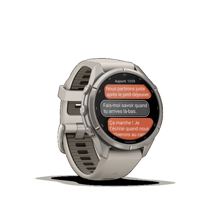 Montre Garmin Fenix 9 Pro inReach 43 mm Titanium – Image 8