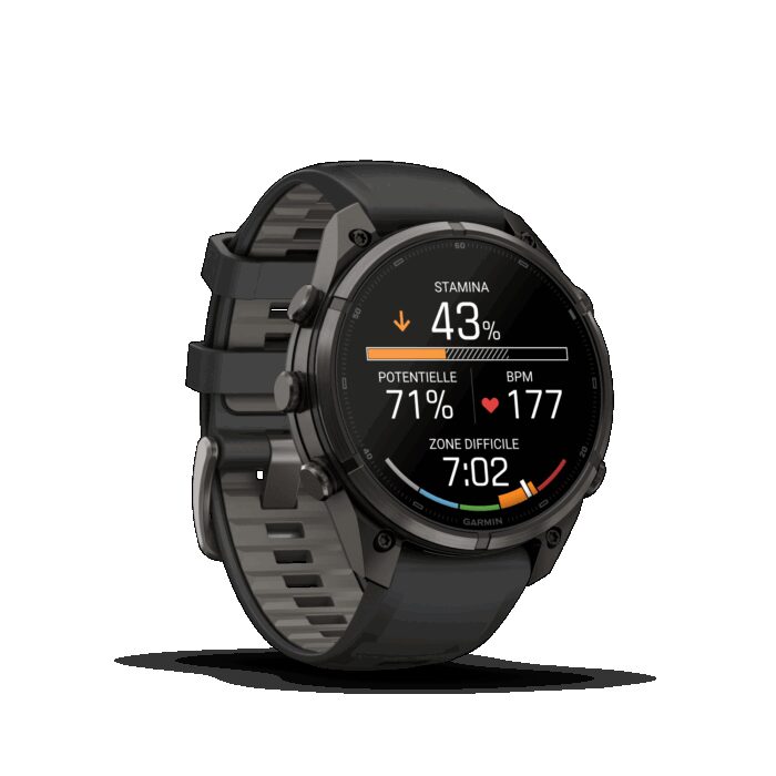 Montre Garmin Fenix 9 Pro inReach 47 mm Titane DLC – Image 10