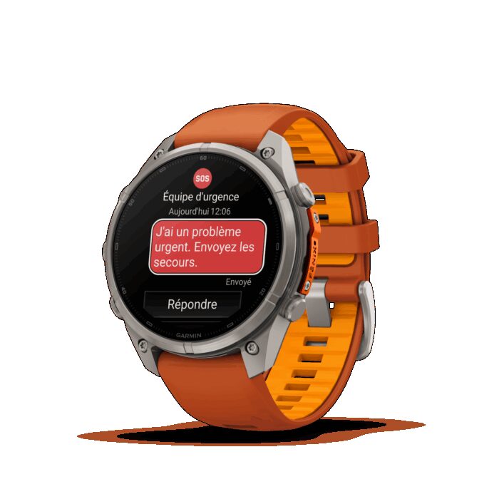 Montre Garmin Fenix 9 Pro inReach 47 mm Titanium – Image 3