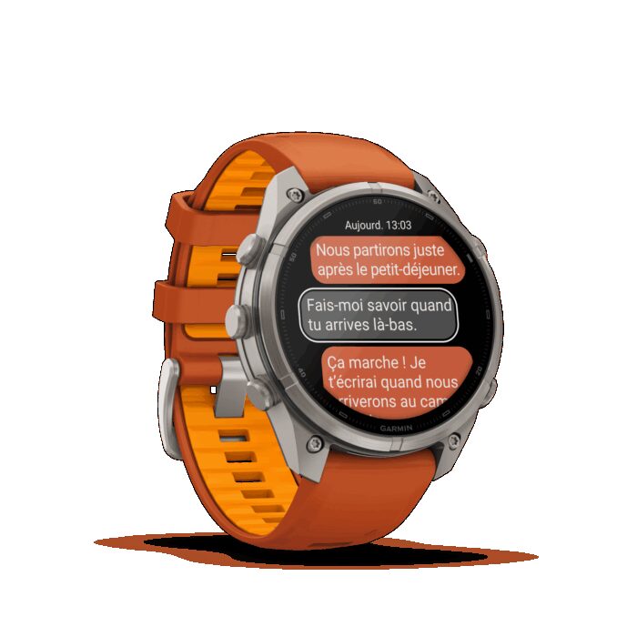 Montre Garmin Fenix 9 Pro inReach 47 mm Titanium – Image 8
