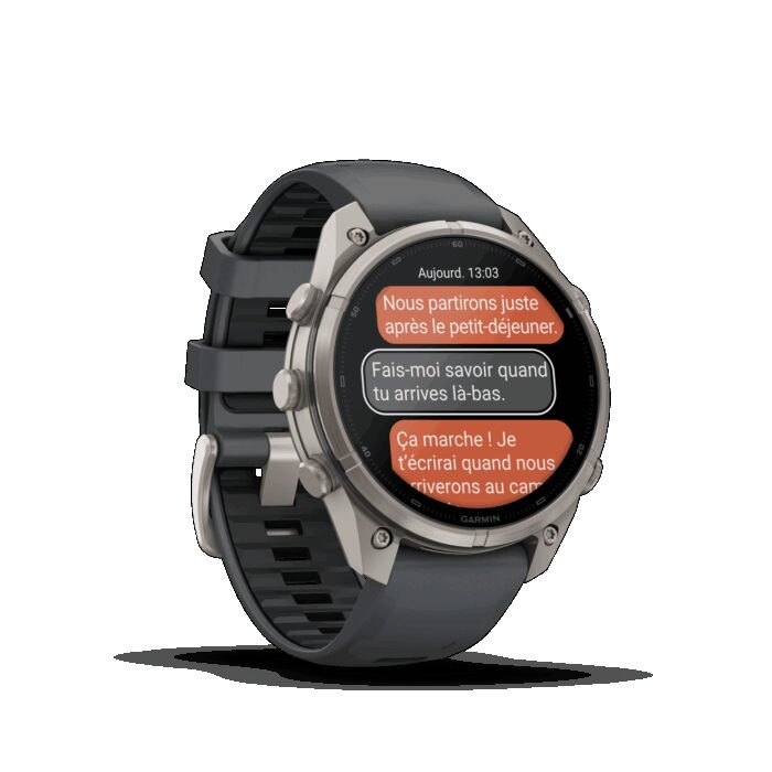 Montre Garmin Fenix 9 Pro inReach 47 mm Titanium – Image 8