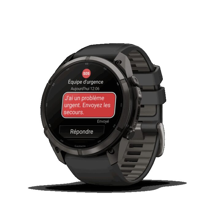 Montre Garmin Fenix 9 Pro inReach 51 mm Titane DLC – Image 3