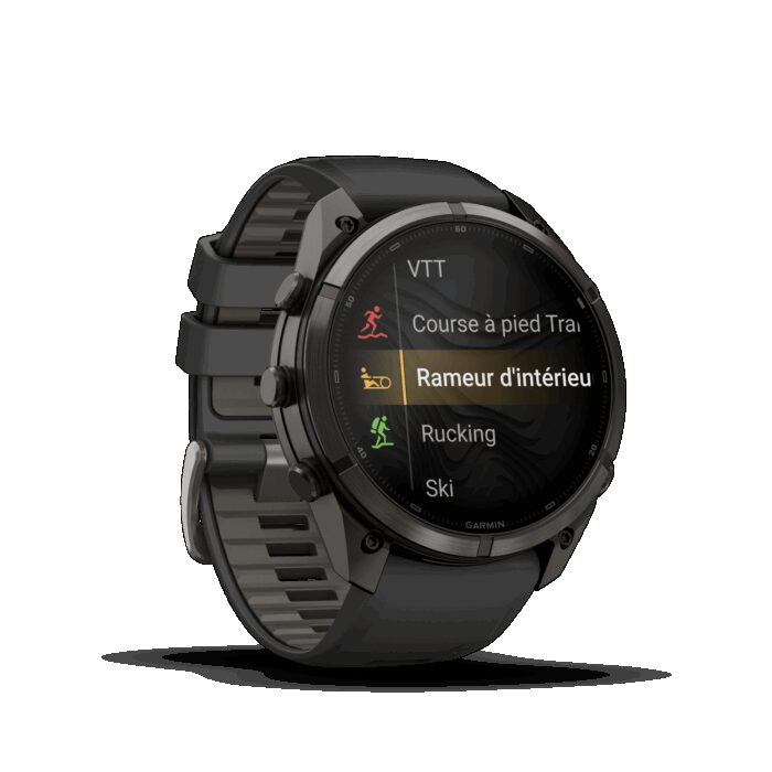 Montre Garmin Fenix 9 Pro inReach 51 mm Titane DLC – Image 5