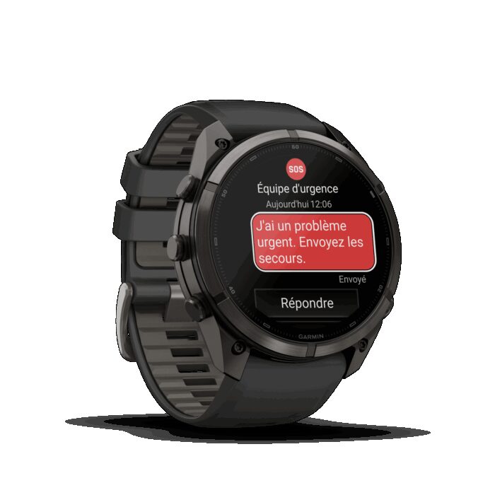Montre Garmin Fenix 9 Pro inReach 51 mm Titane DLC – Image 9