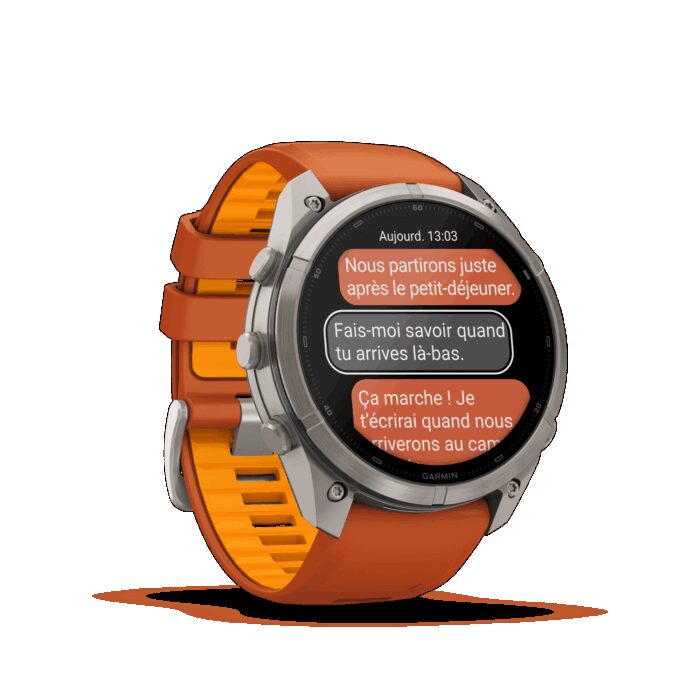 Montre Garmin Fenix 9 Pro inReach 51 mm Titanium – Image 8